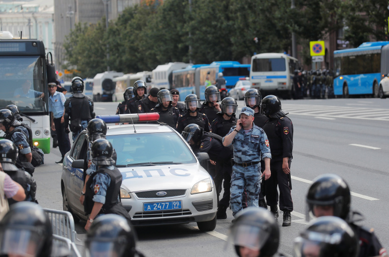 Митинг 27 июля 2019 года. Фото: Maxim Shemetov / Reuters