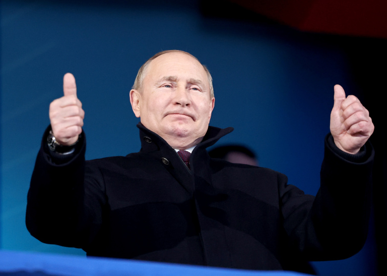 Владимир Путин на открытии Олимпиады в Пекине