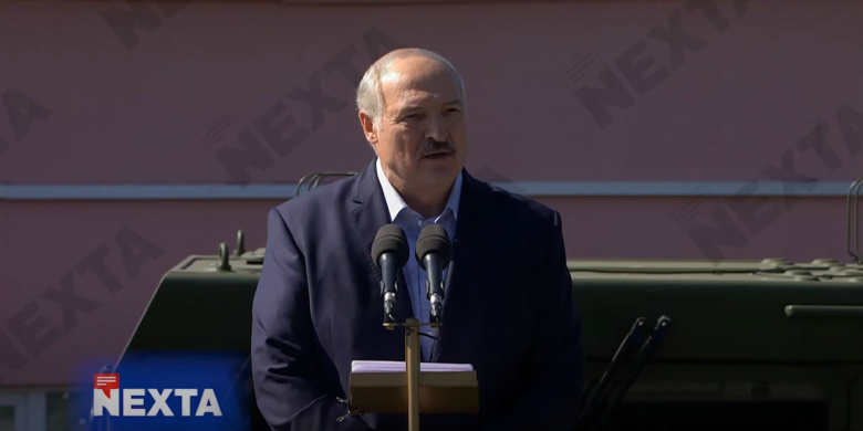 Александр Лукашенко на МЗКТ. Фото: NEXTA / youtube.com