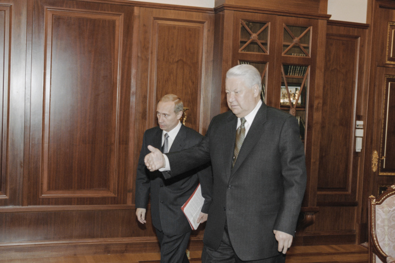 Борис Ельцин и Владимир Путин, встреча в Кремле, 16 сентября 1999 года