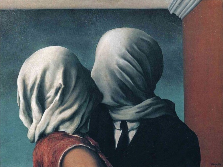 Рене Магритт. Любовники. 1926