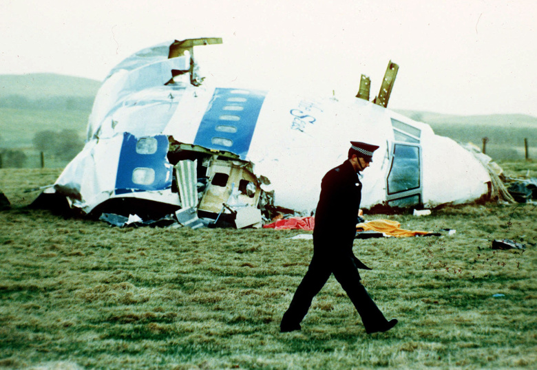 Boeing 747 в Локерби, 1988. Фото: Martin Cleaver / AP / TASS