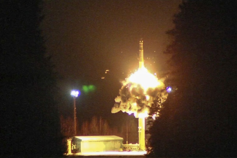 Учебный пуск российской ракеты