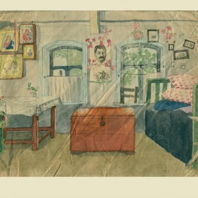 Иван Хрипунов. Картина с обложки книги  "Дневники 1937-41 годов"