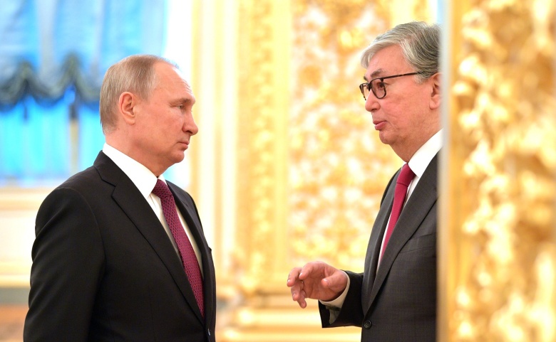 Владимир Путин и Касым-Жомарт Токаев