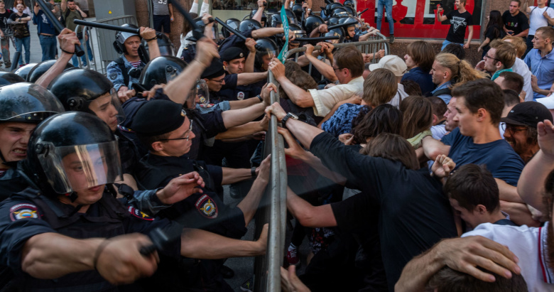 Акция в поддержку оппозиционных кандидатов в депутаты Московского городской думы. 27 июля 2019 года. Фото: Илья Варламов / цшлшзувшфющкп