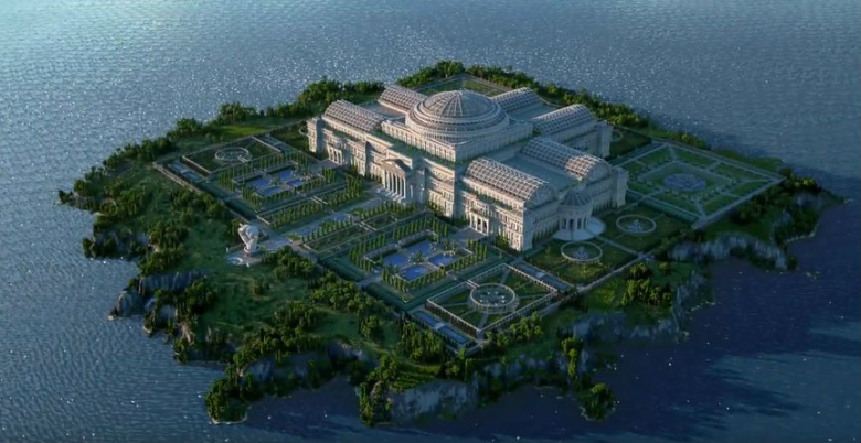 Библиотека запрещенных текстов в видеоигре Minecraft. Фото: youtube.com