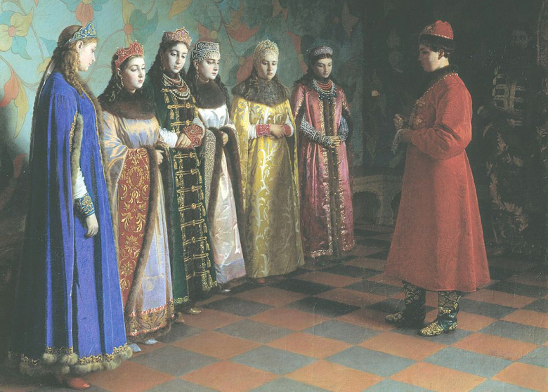 Григорий Седов. Выбор невесты царём Алексеем Михайловичем