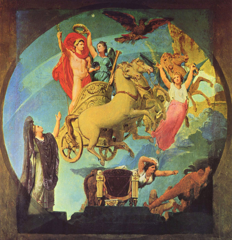 Жан Огюст Доминик Энгр, «Апофеоз Наполеона I», 1853.