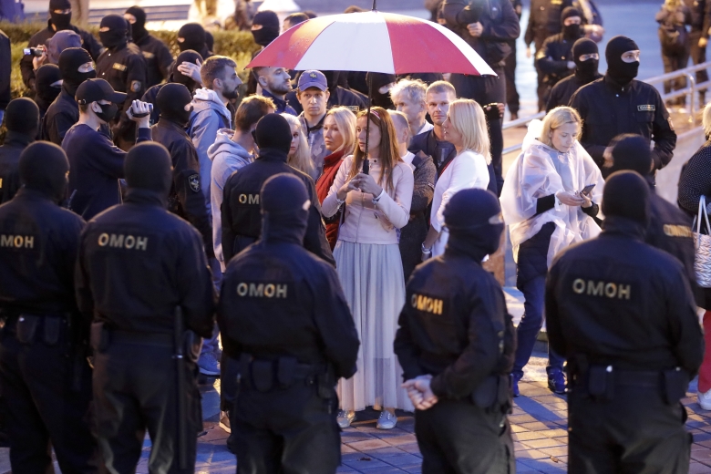 Протесты в Минске. Фото: Dmitri Lovetsky / AP / TASS