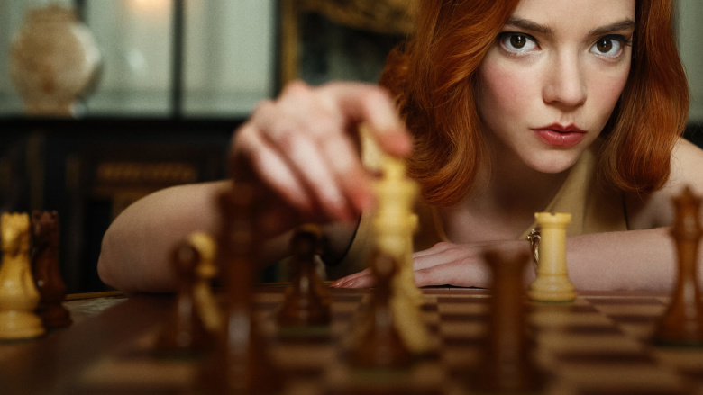 Аня Тейлор-Джой в сериале «Ход королевы»