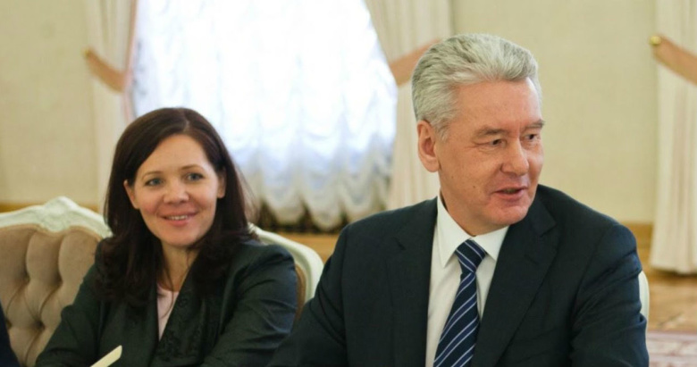 Анастасия Ракова и Сергей Собянин. Фото: mos.ru