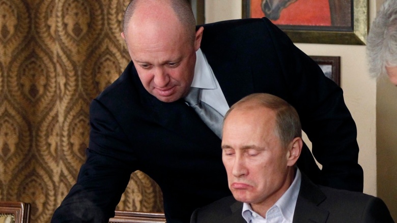 Евгений Пригожин и Владимир Путин