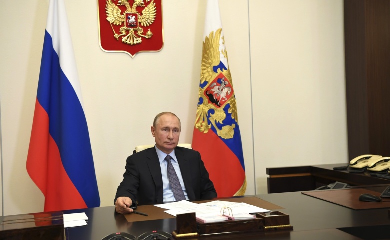 Владимир Путин в ходе встречи с деятелями культуры (в режиме видеоконференции), 6 июня 2020 года. Фото: Kremlin.ru