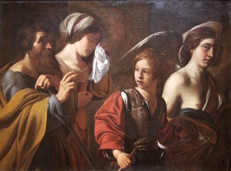 Nicolas Tournier, Tobias Taking Leave of His Parents (c. 1623-1625) // Wikimedia Commons