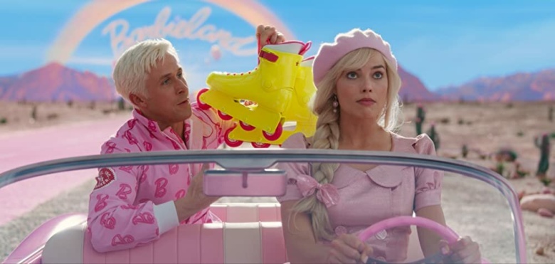 Райан Гослинг и Марго Робби в фильме "Барби" (2023)