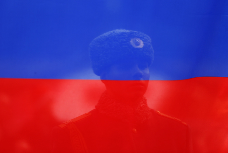 Российский солдат в Сочи
