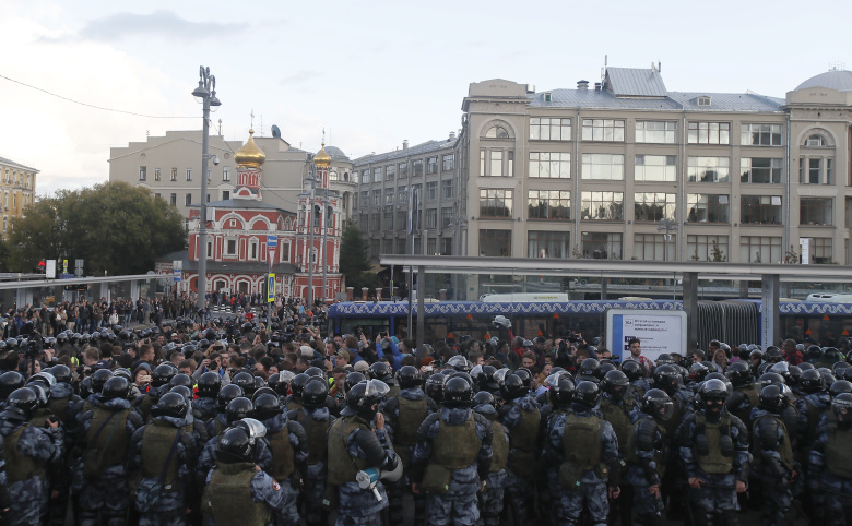 Митинг в Москве, 10 августа 2019 г. Фото: Maxim Shemetov / Reuters