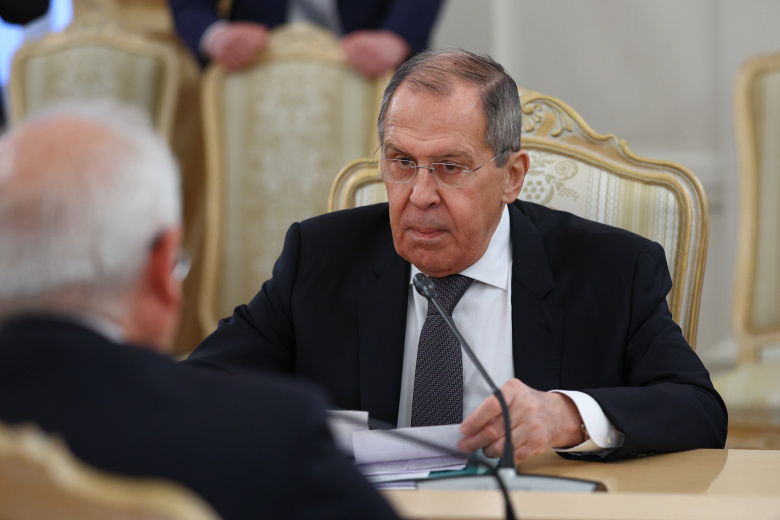 Сергей Лавров на переговорах с Жозепом Боррелем, 5 февраля 2021 года. Фото: МИД РФ