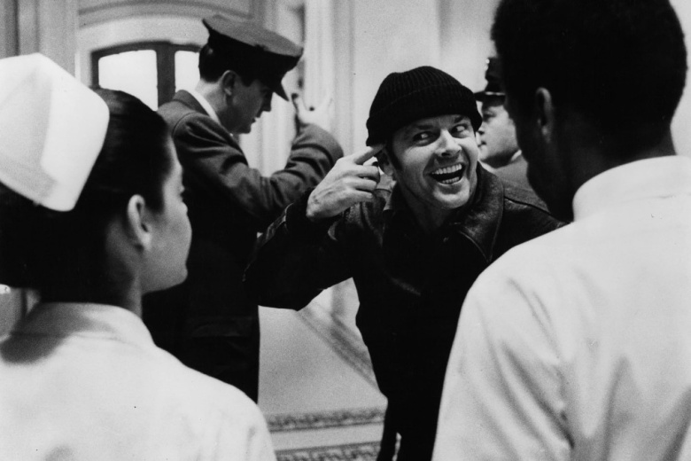 Кадр из фильма "Пролетая над гнездом кукушки" (1975)