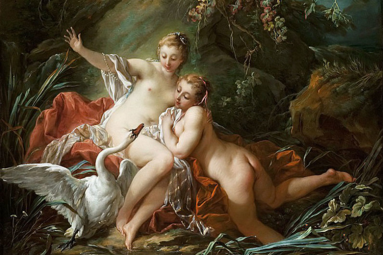 Франсуа Буше. Леда и лебедь. 1742