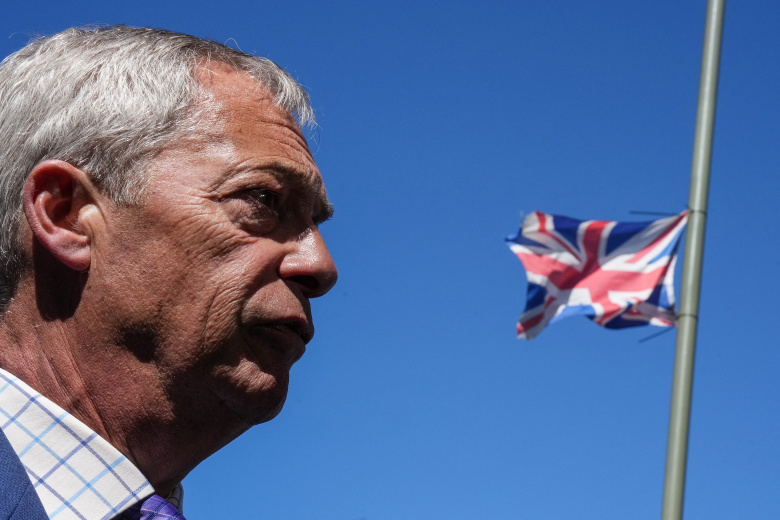 Найджел Фарадж, глава партии Reform UK