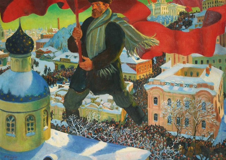 Борис Кустодиев. Большевик. 1920