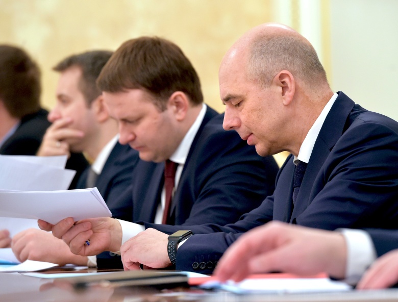 Министр финансов РФ Антон Силуанов и министр экономического развития РФ Максим Орешкин. Фото: Александр Астафьев / РИА Новости