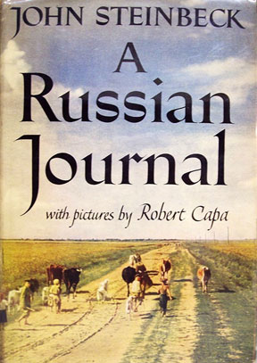 Джон Стейнбек, "Русский дневник". Обложка первого издания 1948 года