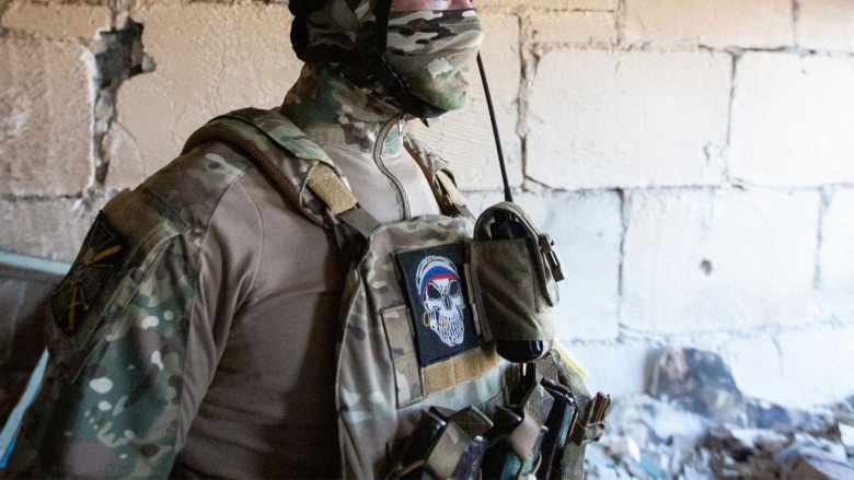 Один из бойцов ЧВК «Вагнер»
