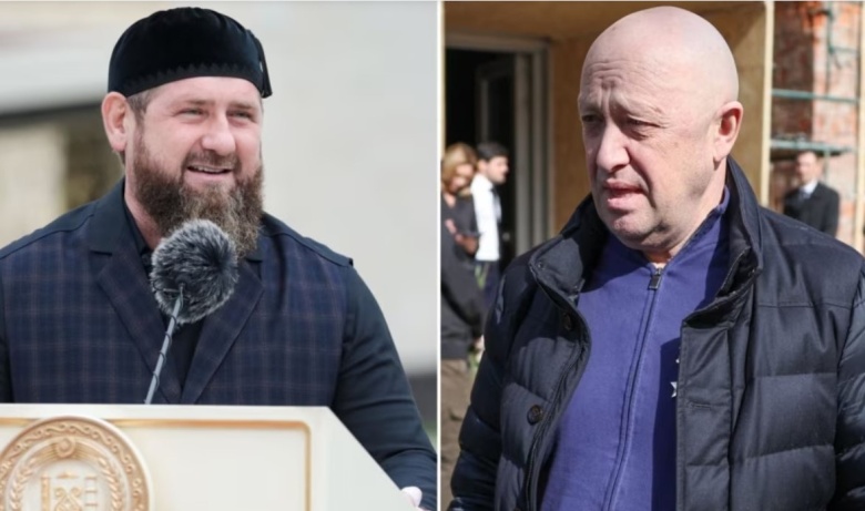 Рамзан Кадыров и Евгений Пригожин